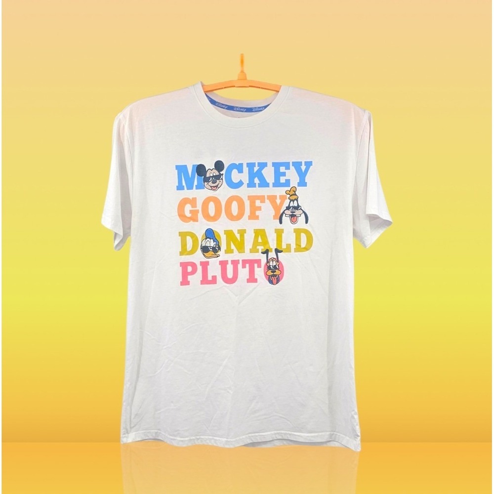 Disney Mickey‎ & Friends XL Double Sided Graphic T-Shirt